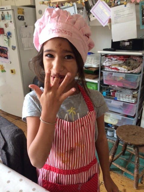 Cooking with under 5's