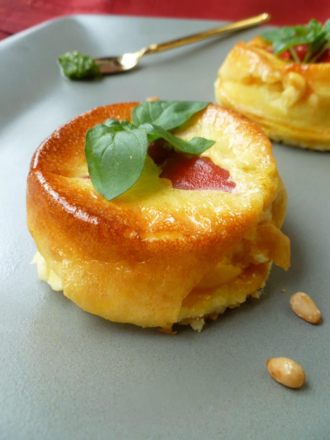 Red Pepper Flans