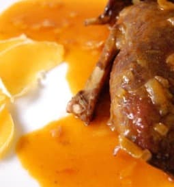 Duck with orange, fennel and cinnamon