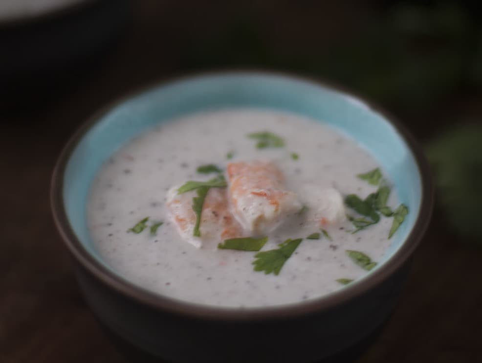 Thermomix Thai prawn soup