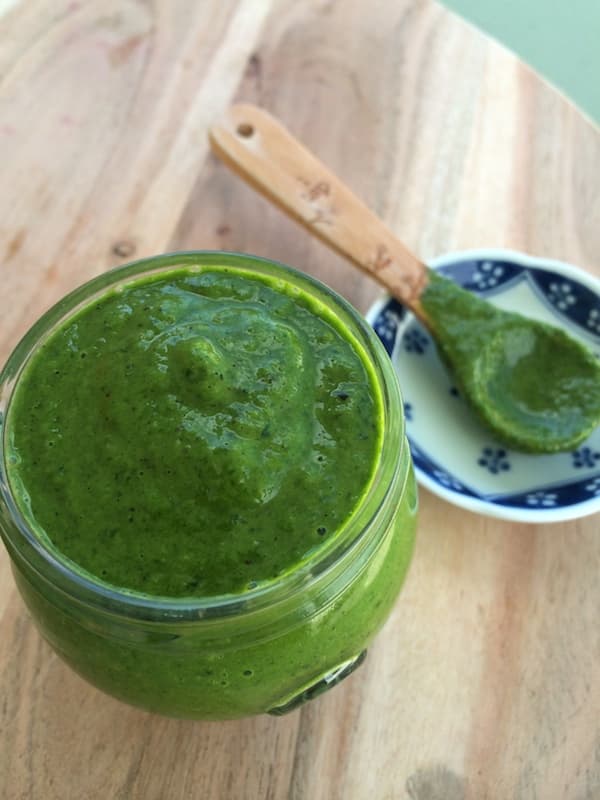 Spinach & Anchovy Relish Thermomix