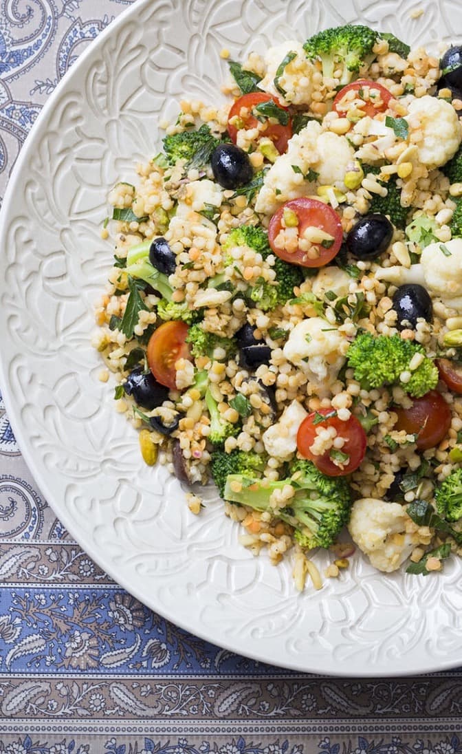 Israeli Cous cous salad Thermomix