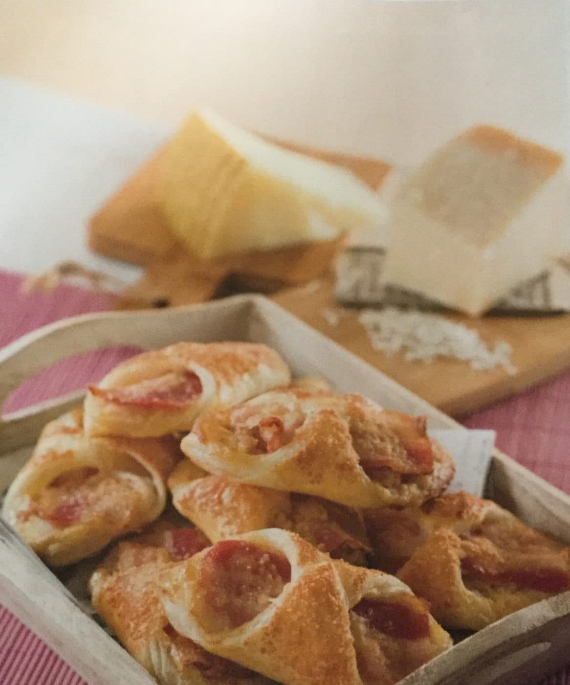 Thermomix Cheese and bacon pastries