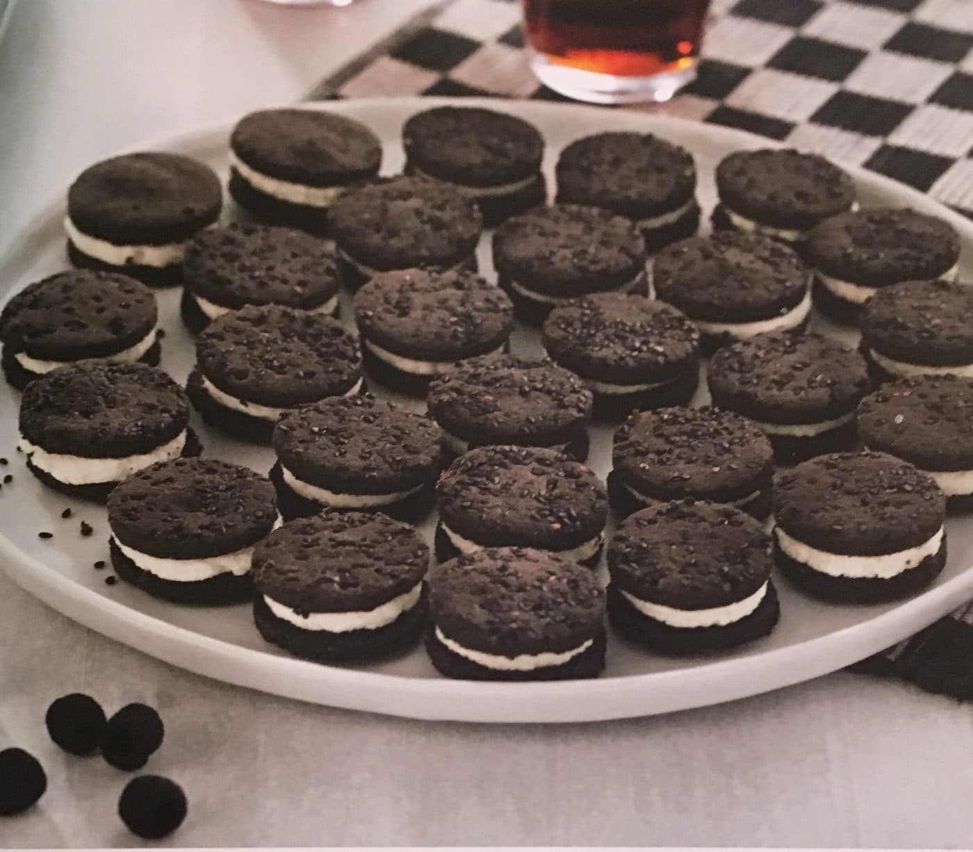 Thermomix black olive biscuits