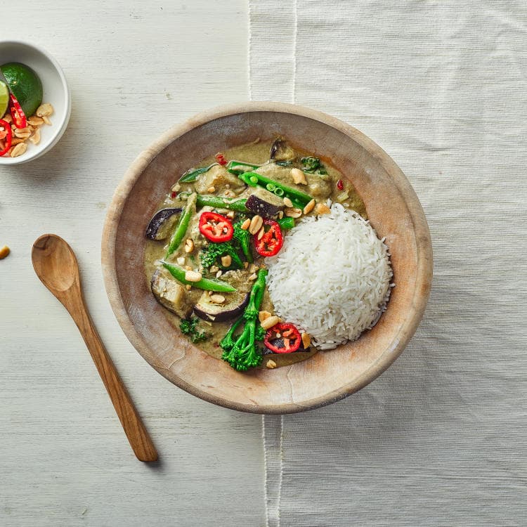 Thai Green Vegetable Lime Currry