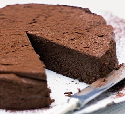 Chocolate truffle tart