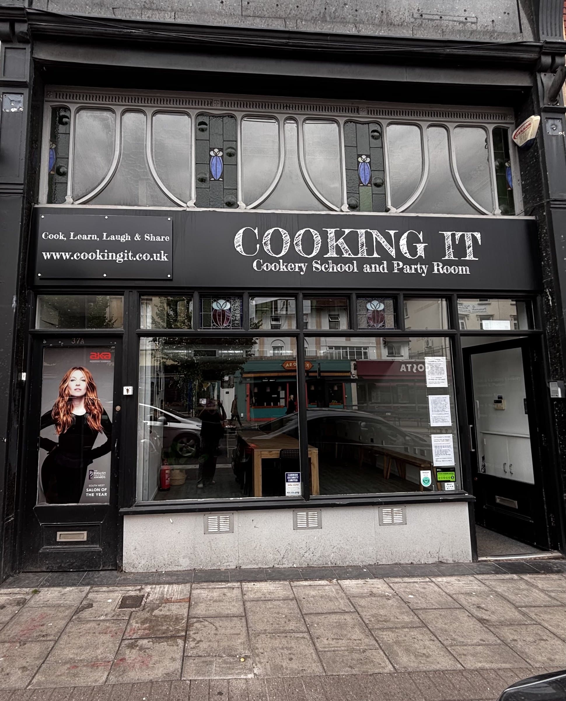 The Cooking It shopfront at 37 Gloucester Road, Bishopston